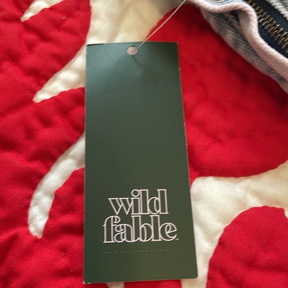 Wild Fable Tube Cargo Denim Jumpsuit in Lavender XS - Picture 12 of 14